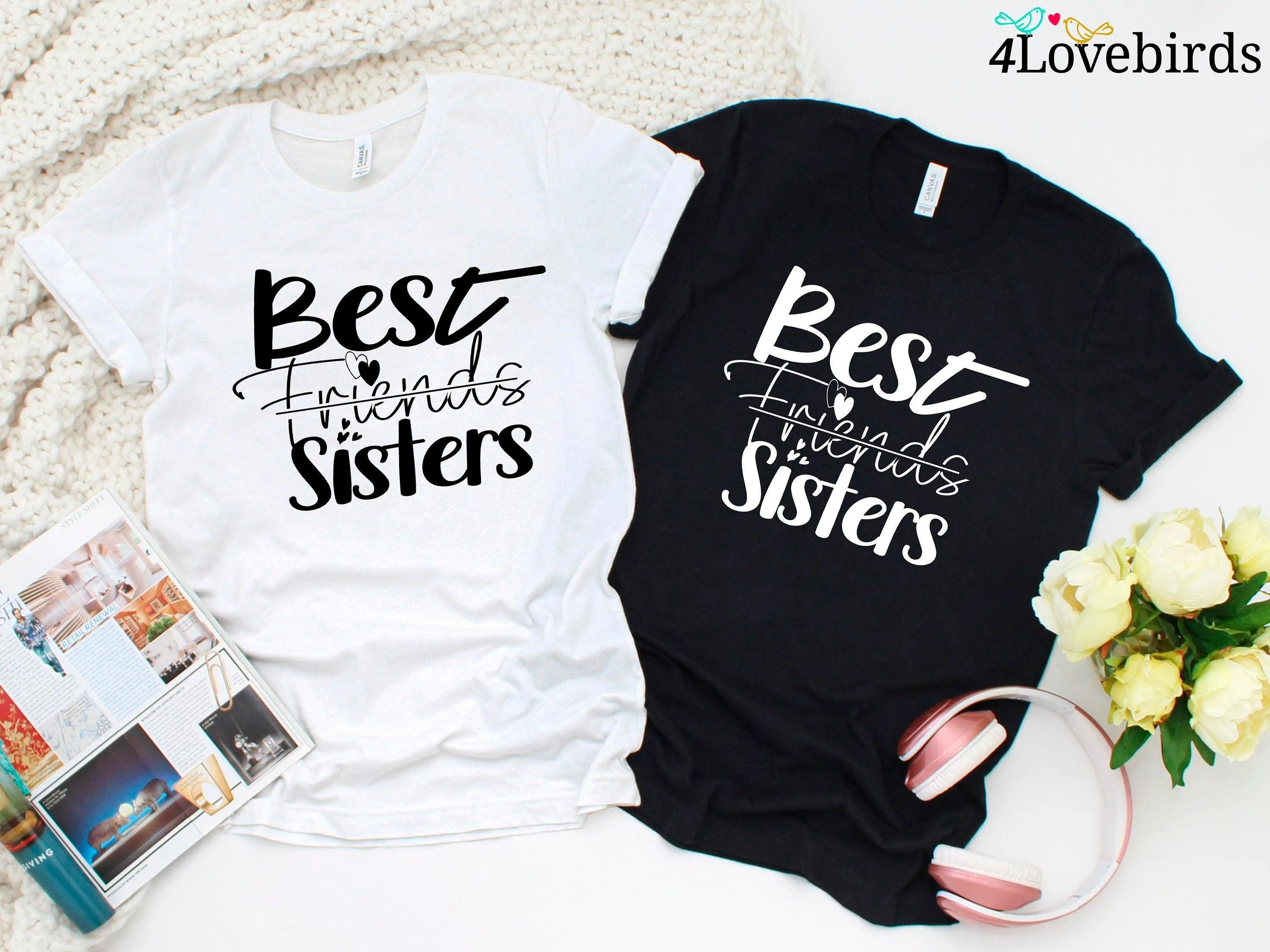 Best Friend Hoodie, Friend Bestie Sisters Matching Swearshirt, Best Friend Gift, Best Friends Matching Longsleeve, Bestie BFF