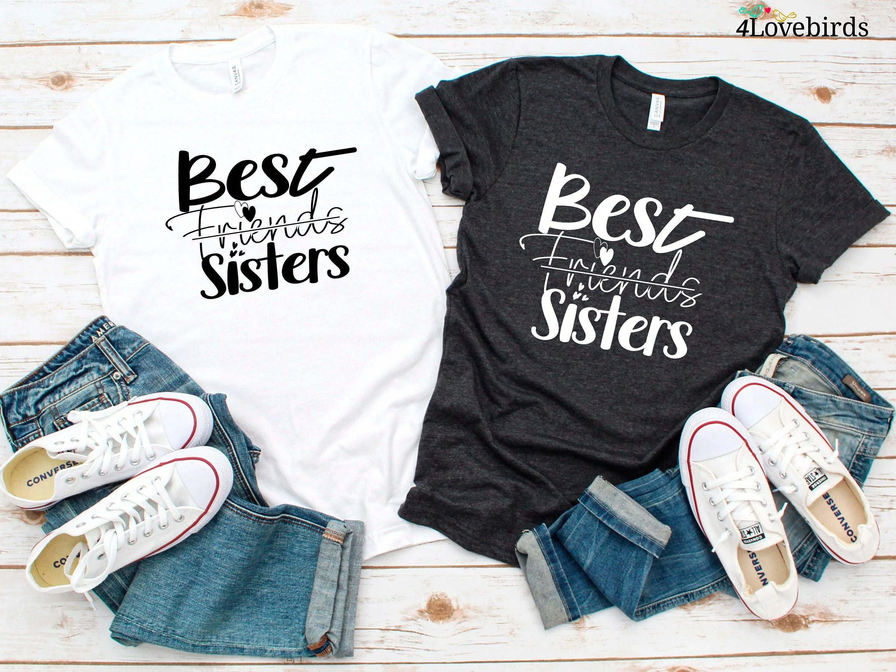 Best Friend Hoodie, Friend Bestie Sisters Matching Swearshirt, Best Friend Gift, Best Friends Matching Longsleeve, Bestie BFF