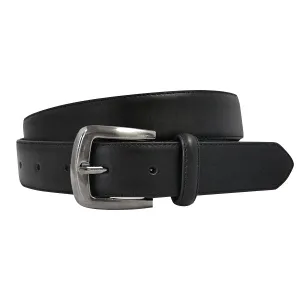 BLAISE - Black Genuine Leather Boys Plus Size Belt