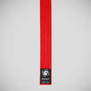 Bytomic Plain Polycotton Martial Arts Belt Pack of 10 Red