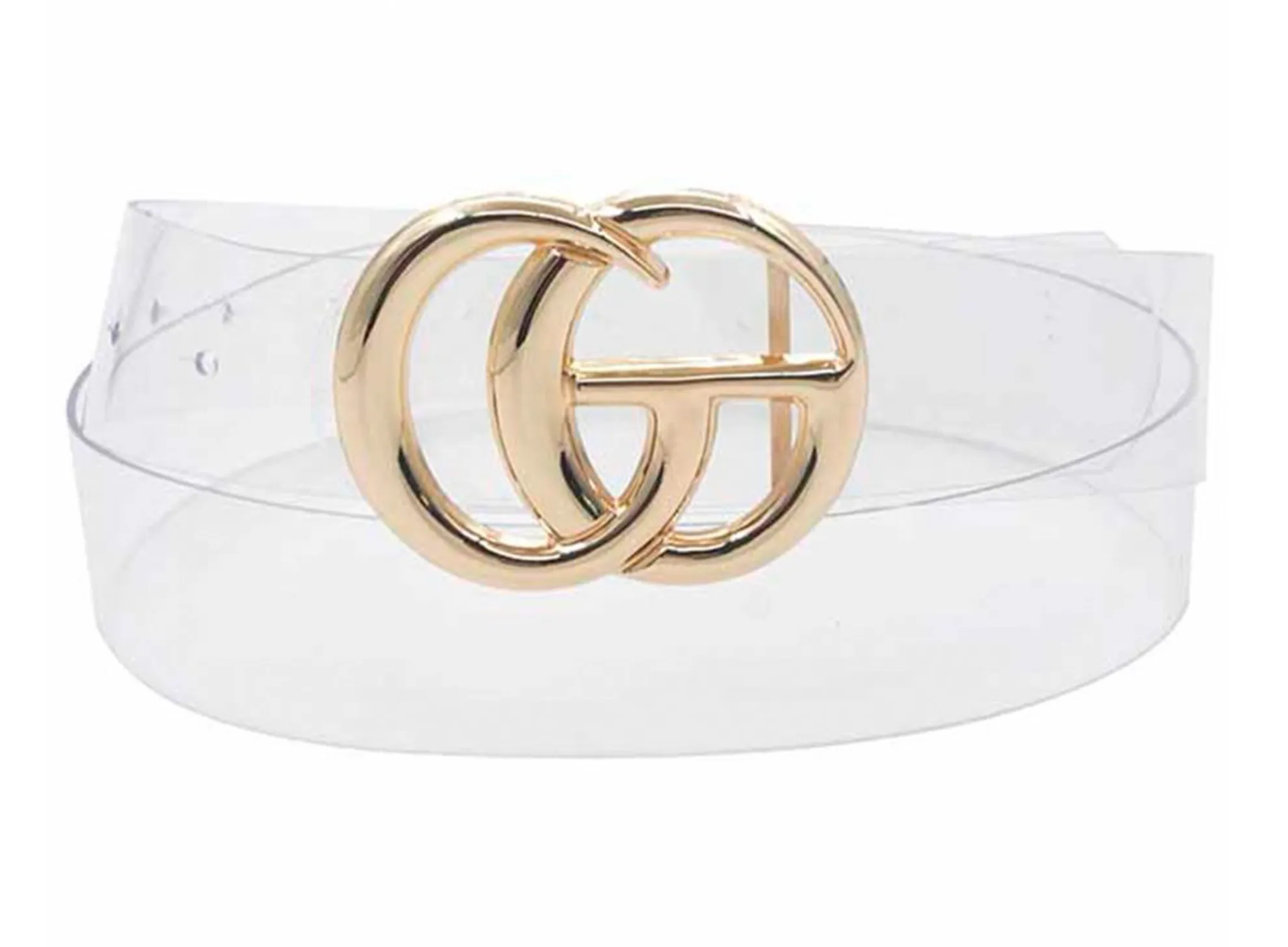 Clear GO Buckle Belt