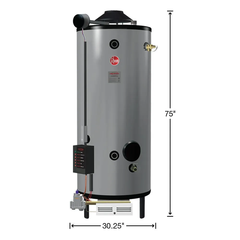 Commercial Universal Heavy Duty 100 Gal. 310K BTU Natural Gas ASME Tank Water Heater