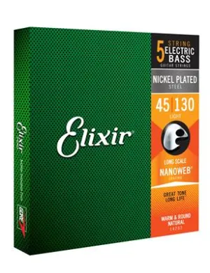 Elixir E14202 Bass 5-String Long Scale 45-130 Set