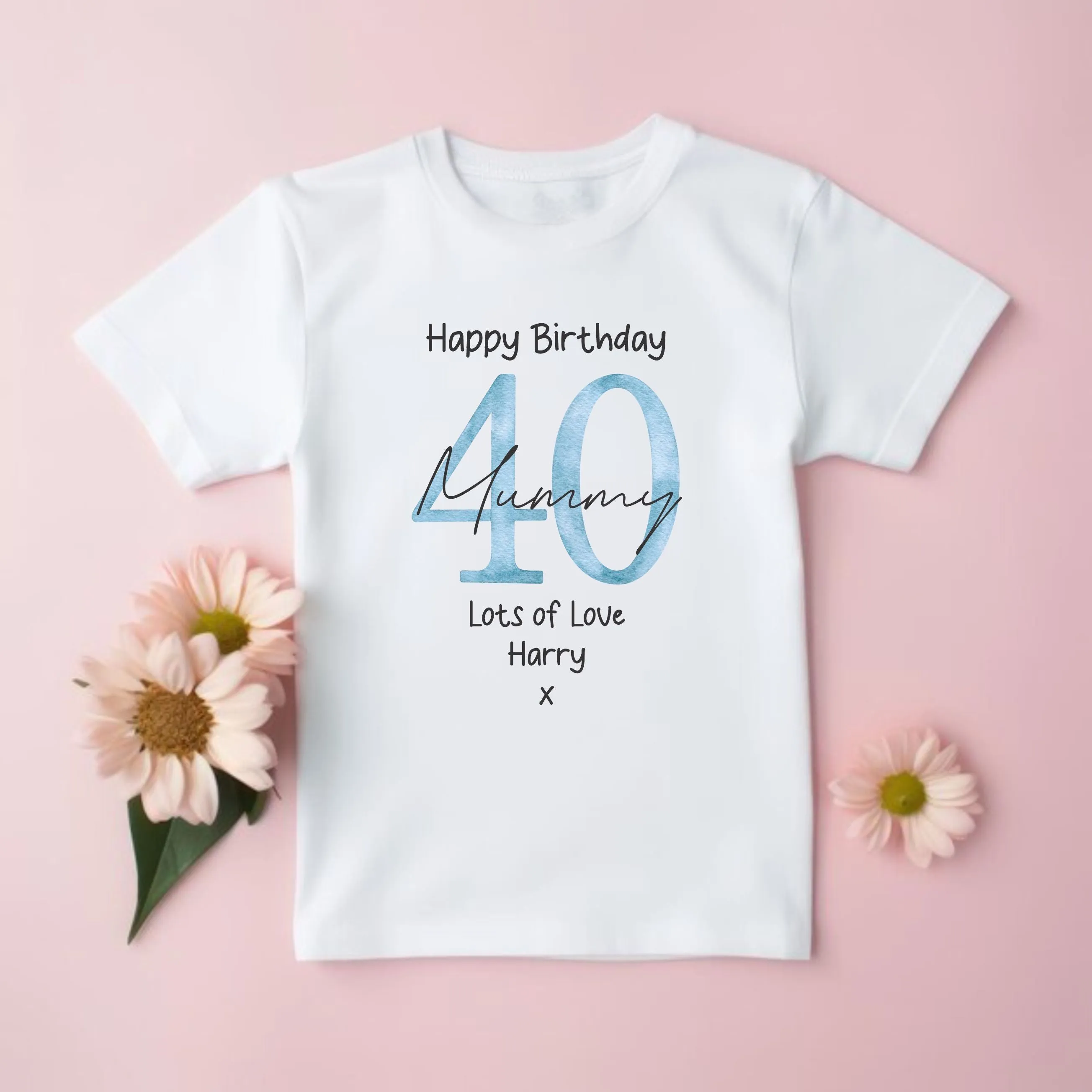 Happy 40th Birthday MUMMY Baby Outfit (First Birthday 1st Birthday Mummy Mum Birthday l New Mum Gift | Love My Mum)