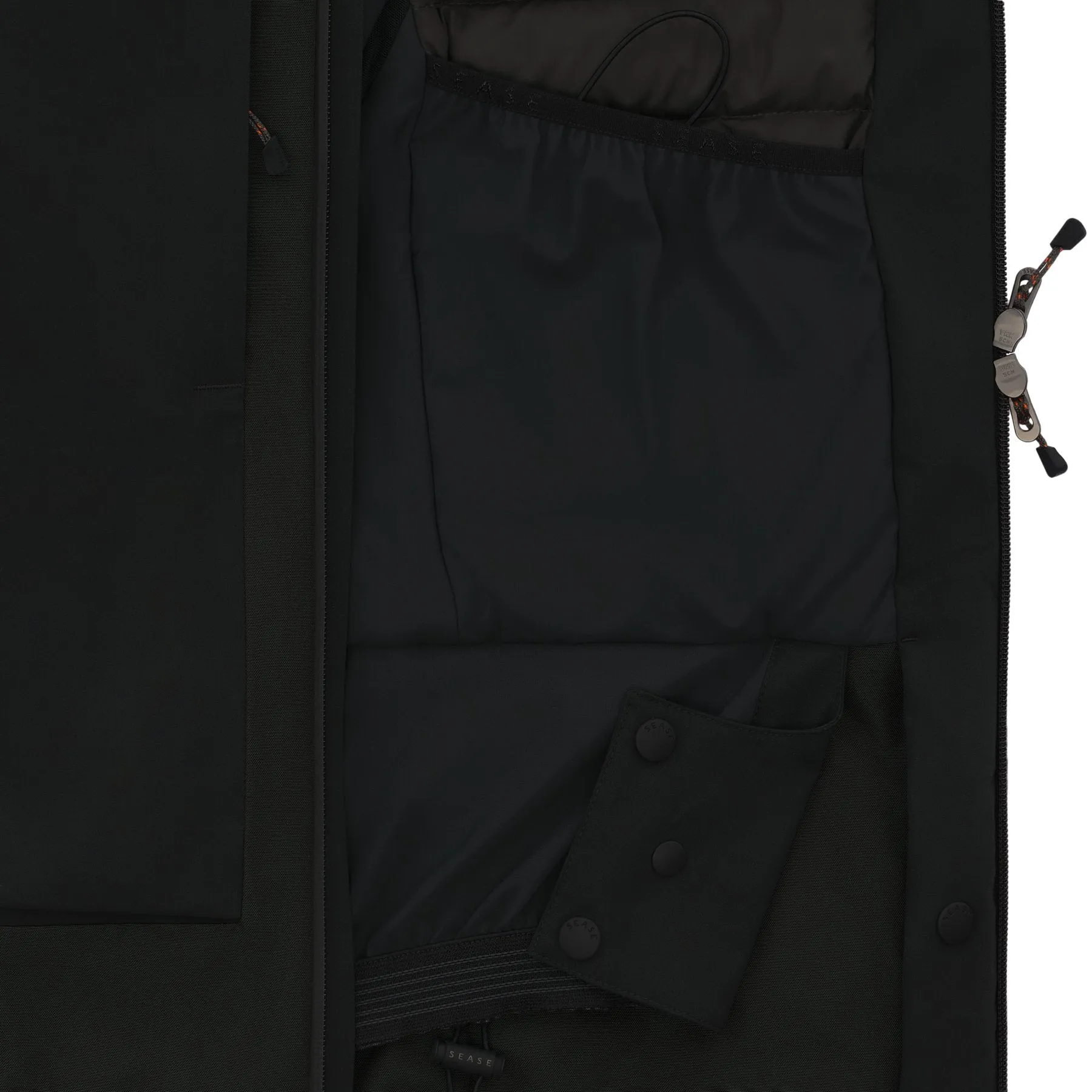 Insulated Stretch Wool and Nylon Hooded Ski Jacket in Bottle Green