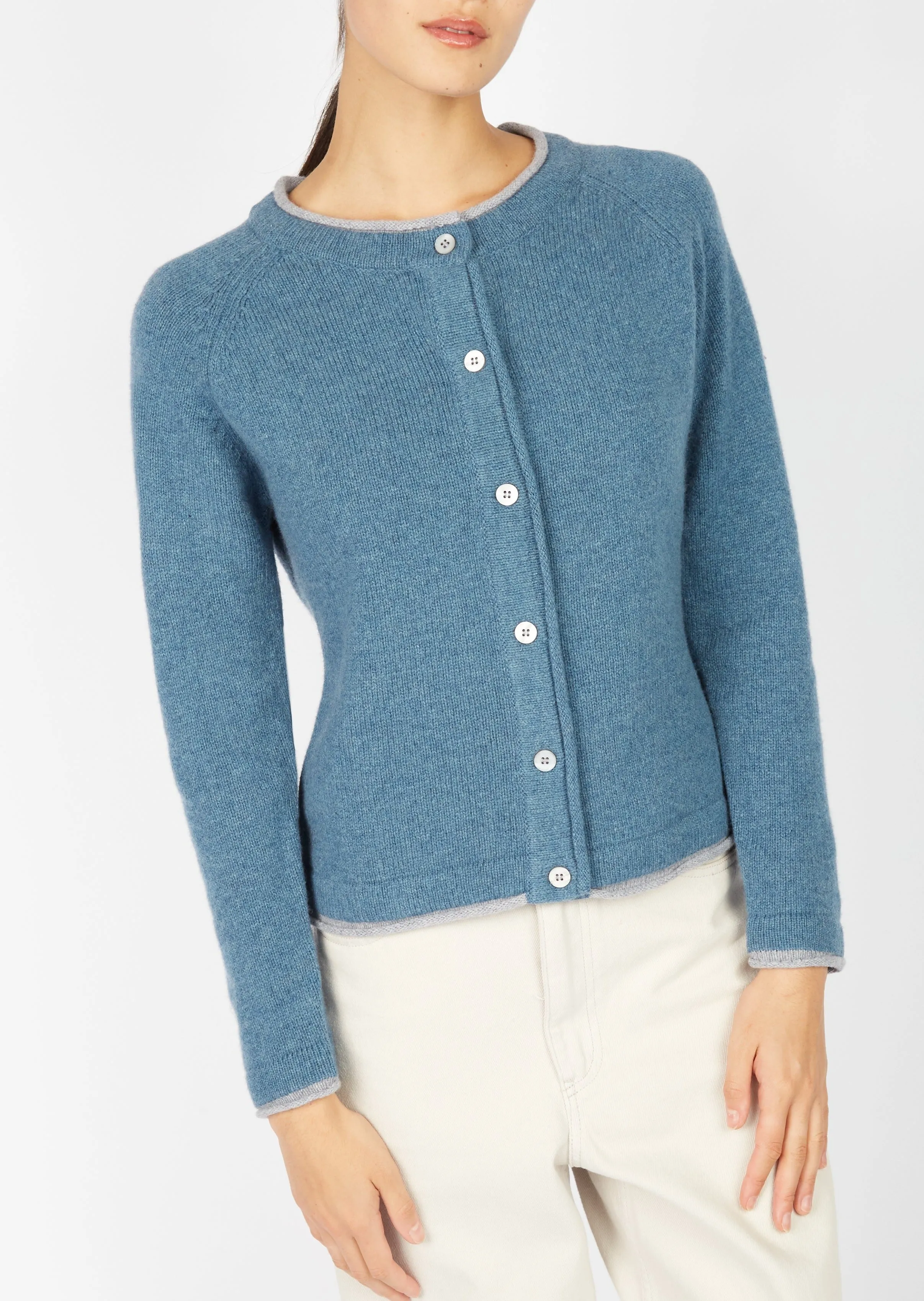 IrelandsEye Women's Killiney Cardigan | Harbour Blue
