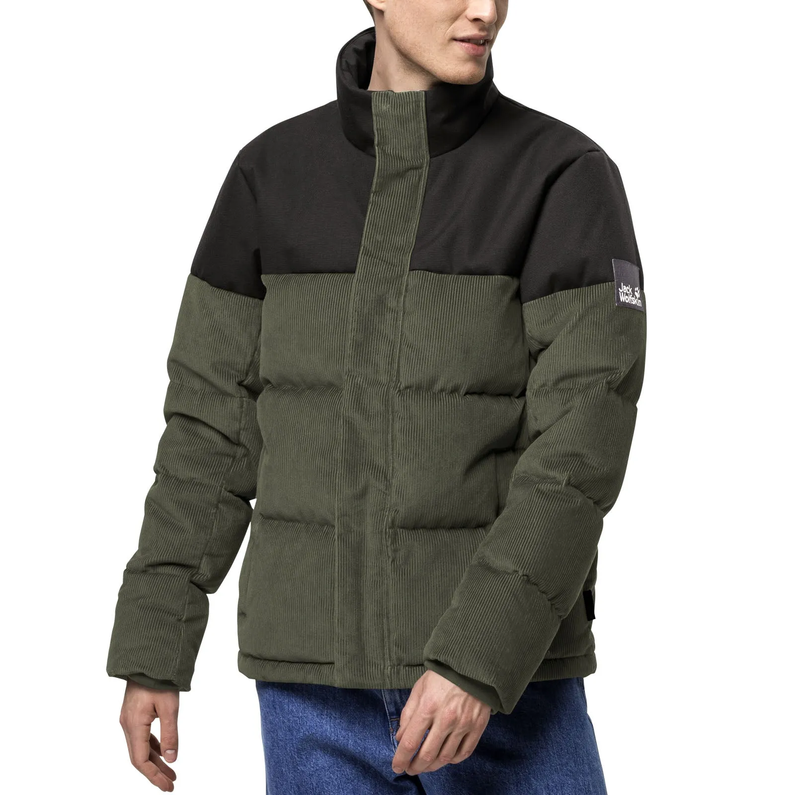 Jack Wolfskin Mens Nature Corduroy Water Repellent Jacket - Beige