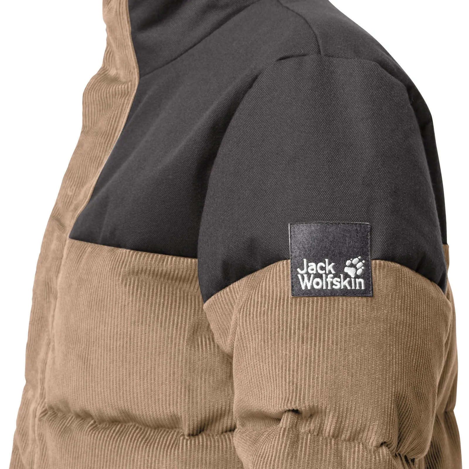 Jack Wolfskin Mens Nature Corduroy Water Repellent Jacket - Beige