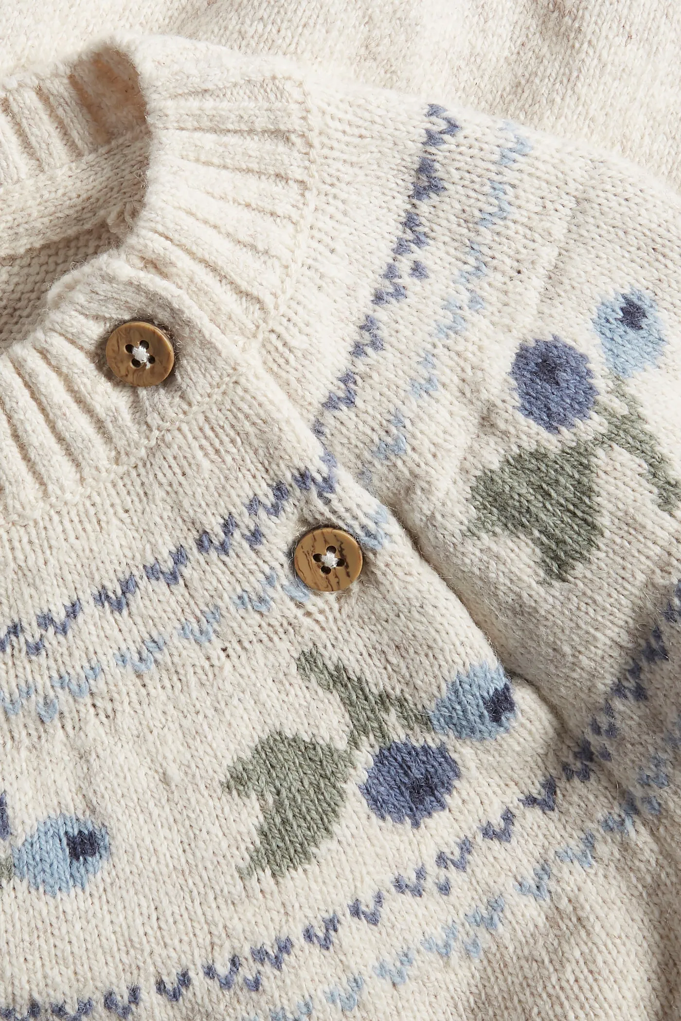 Kids' beige blueberry jumper