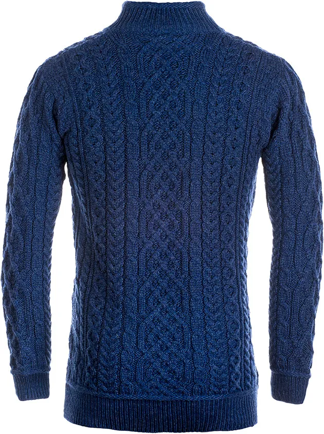 Lackaun Mens Half Aran Troyer Sweater | Clearance