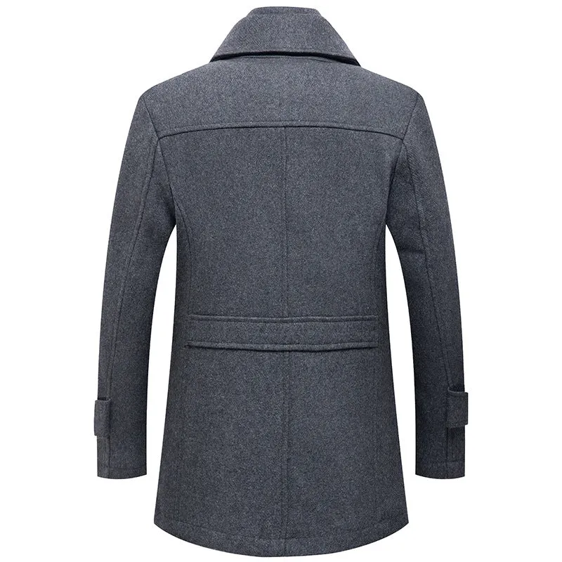 Men's Premium Gentle Double Layered Wool Coat