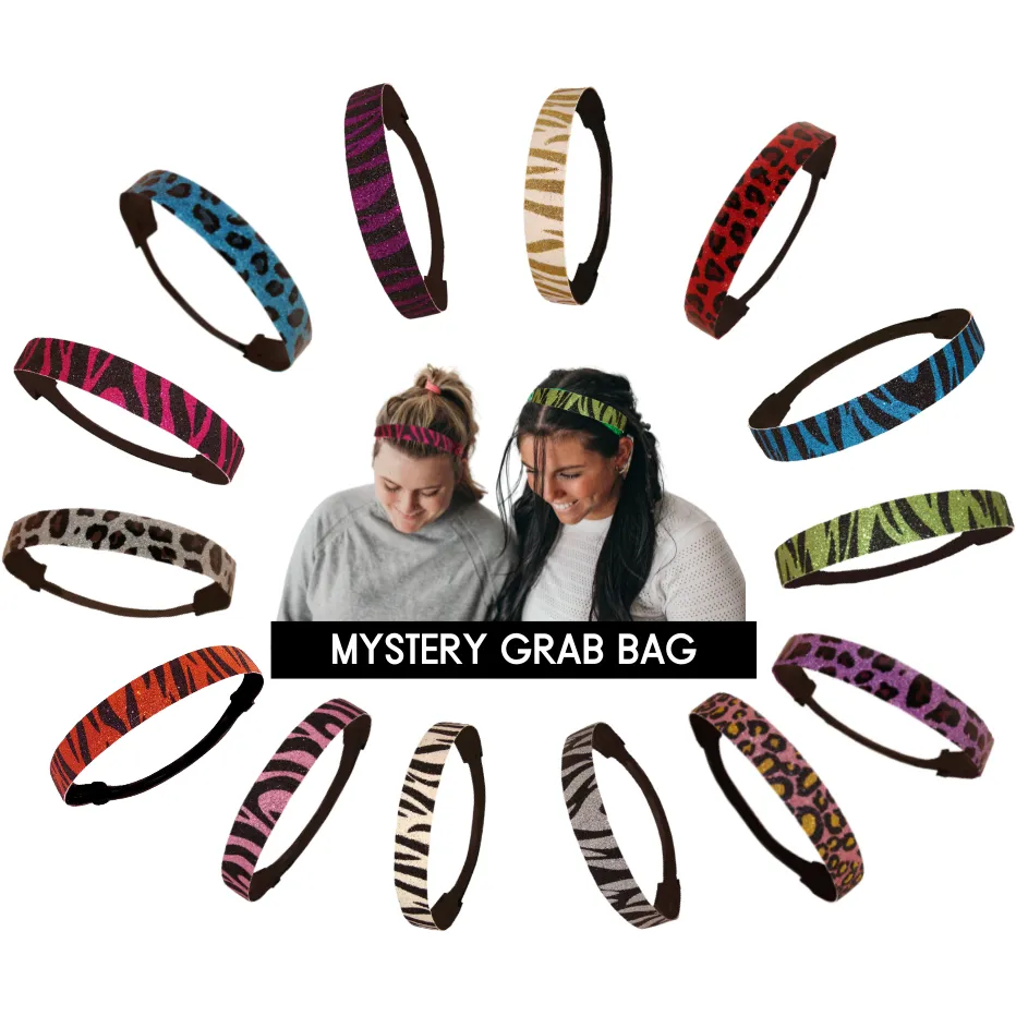 Mystery Glitter Headbands - 12 Pack