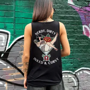 Nerdy Dirty Tank (Unisex)