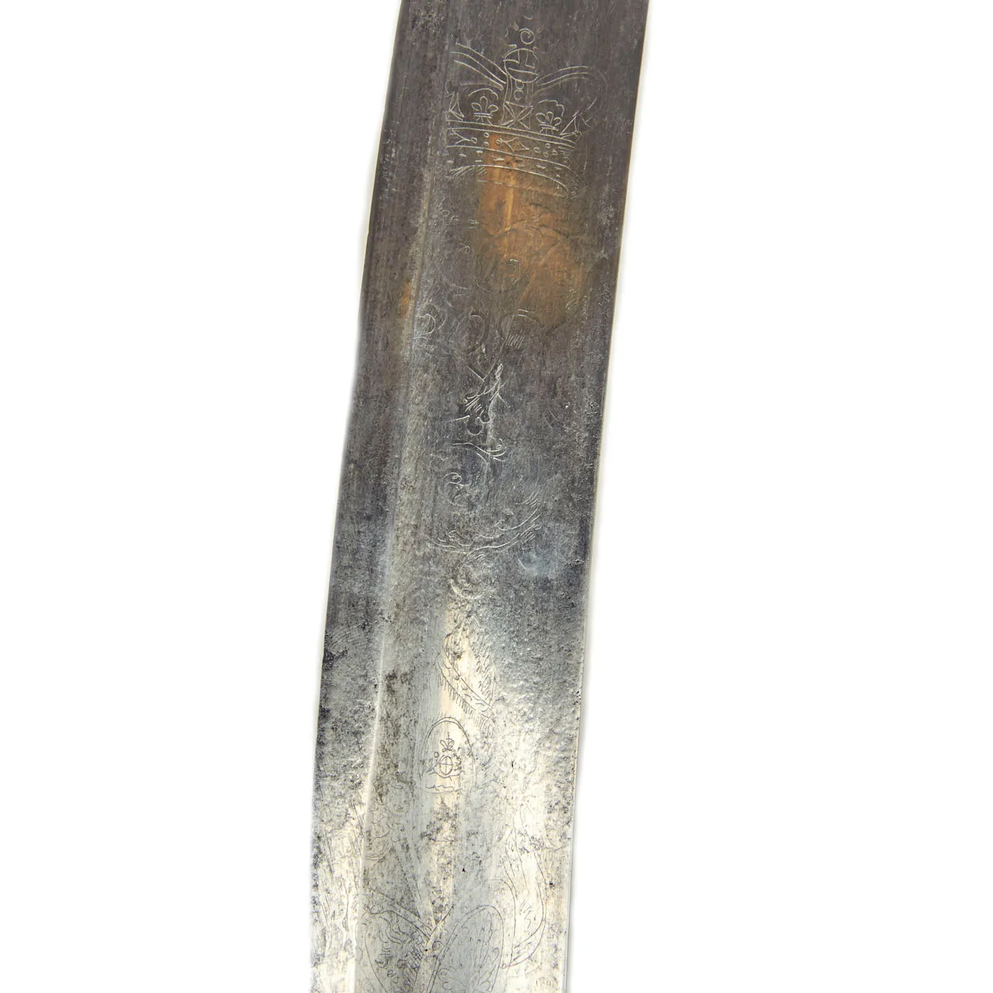 Original British Georgian Officer’s Saber with Walrus Bone Hilt Inscribed to Lt. Col. Alexander Hamilton - 30th Reg’t of Foot - Served at Quatre Bras and Waterloo