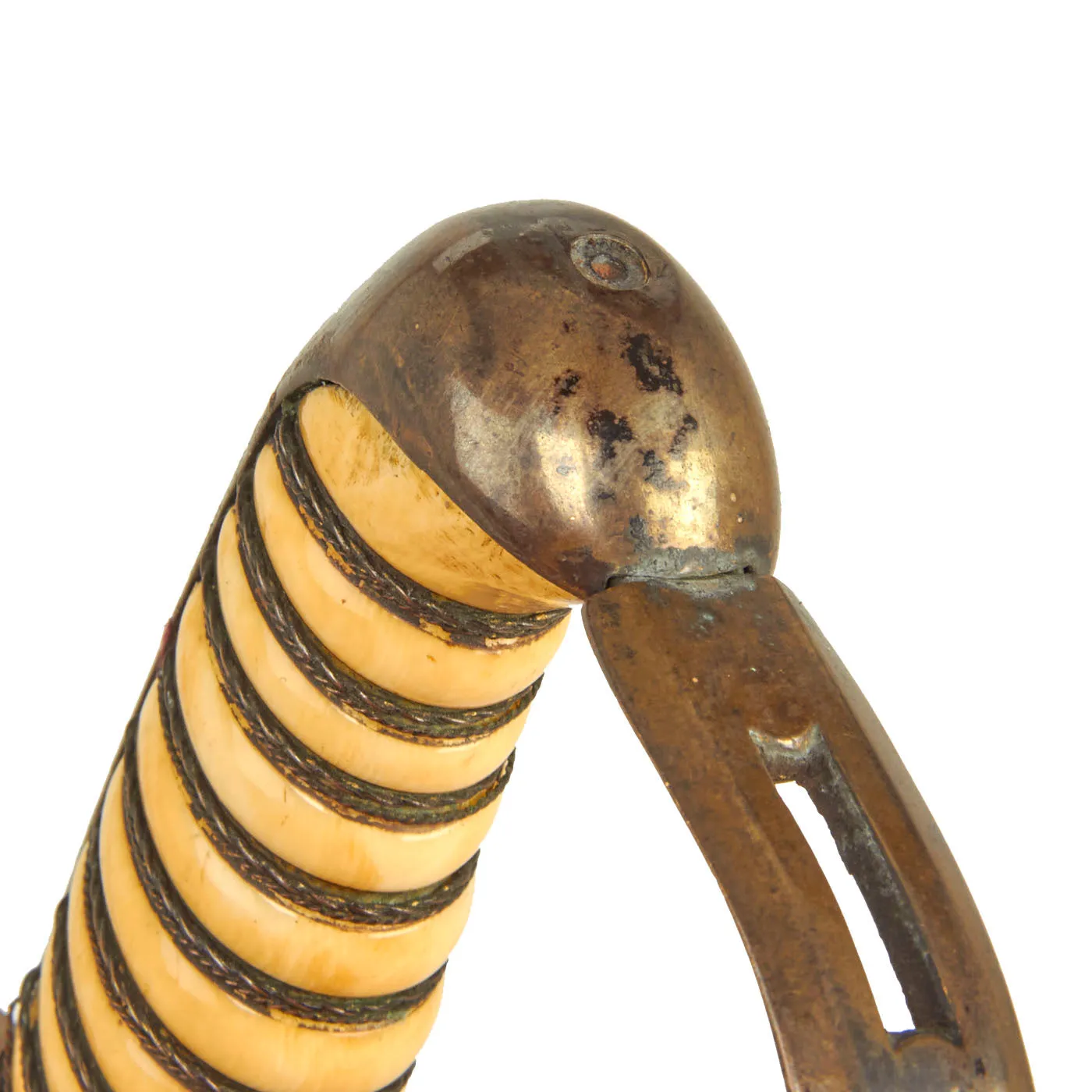 Original British Georgian Officer’s Saber with Walrus Bone Hilt Inscribed to Lt. Col. Alexander Hamilton - 30th Reg’t of Foot - Served at Quatre Bras and Waterloo