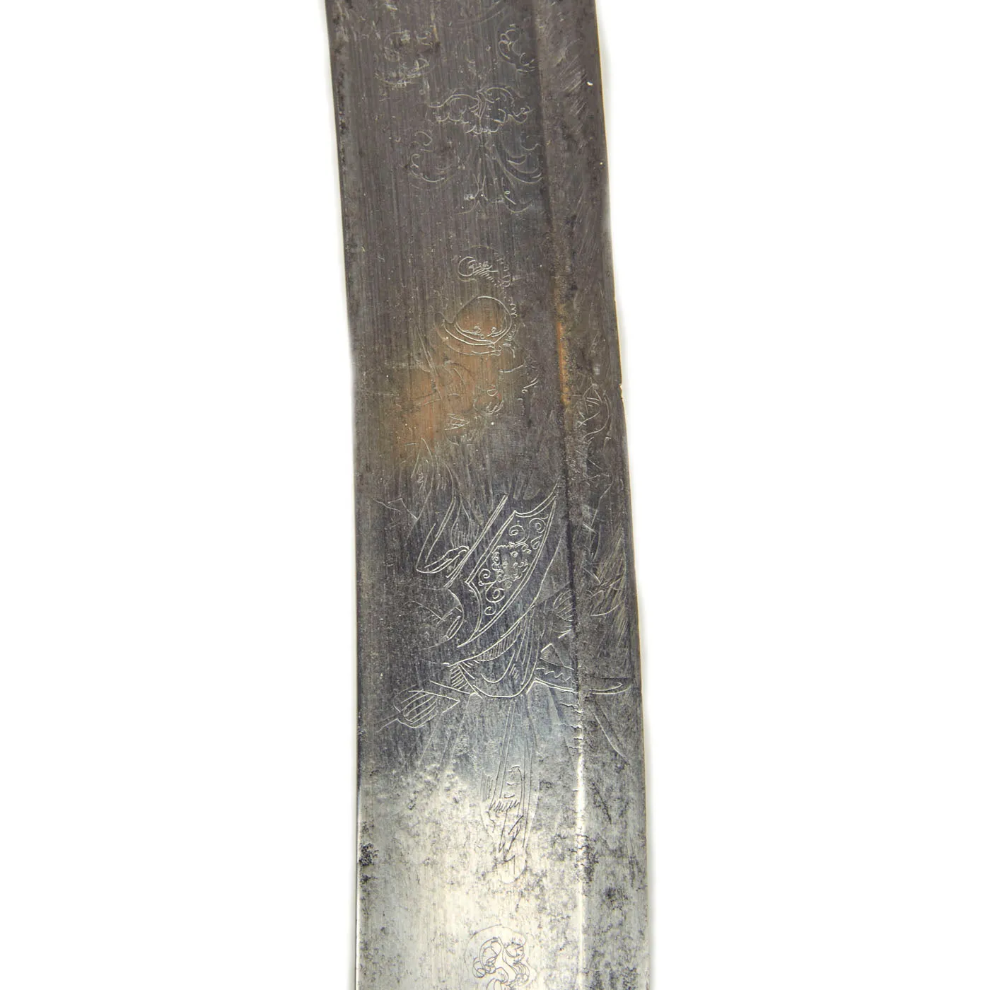 Original British Georgian Officer’s Saber with Walrus Bone Hilt Inscribed to Lt. Col. Alexander Hamilton - 30th Reg’t of Foot - Served at Quatre Bras and Waterloo