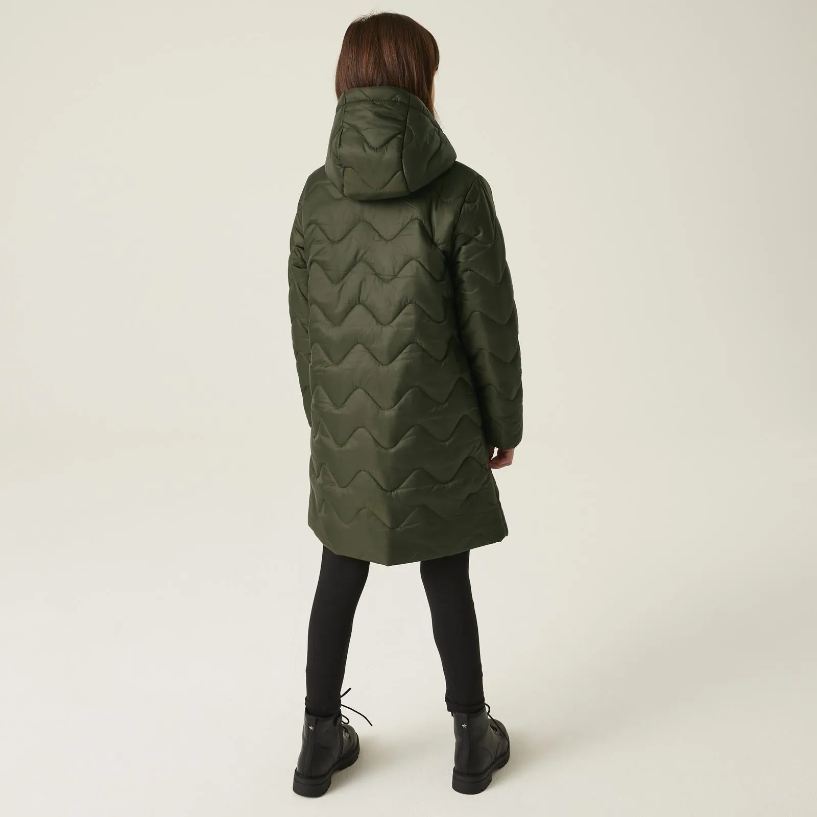 Regatta Kids Cambrie Hooded Longline Padded Jacket