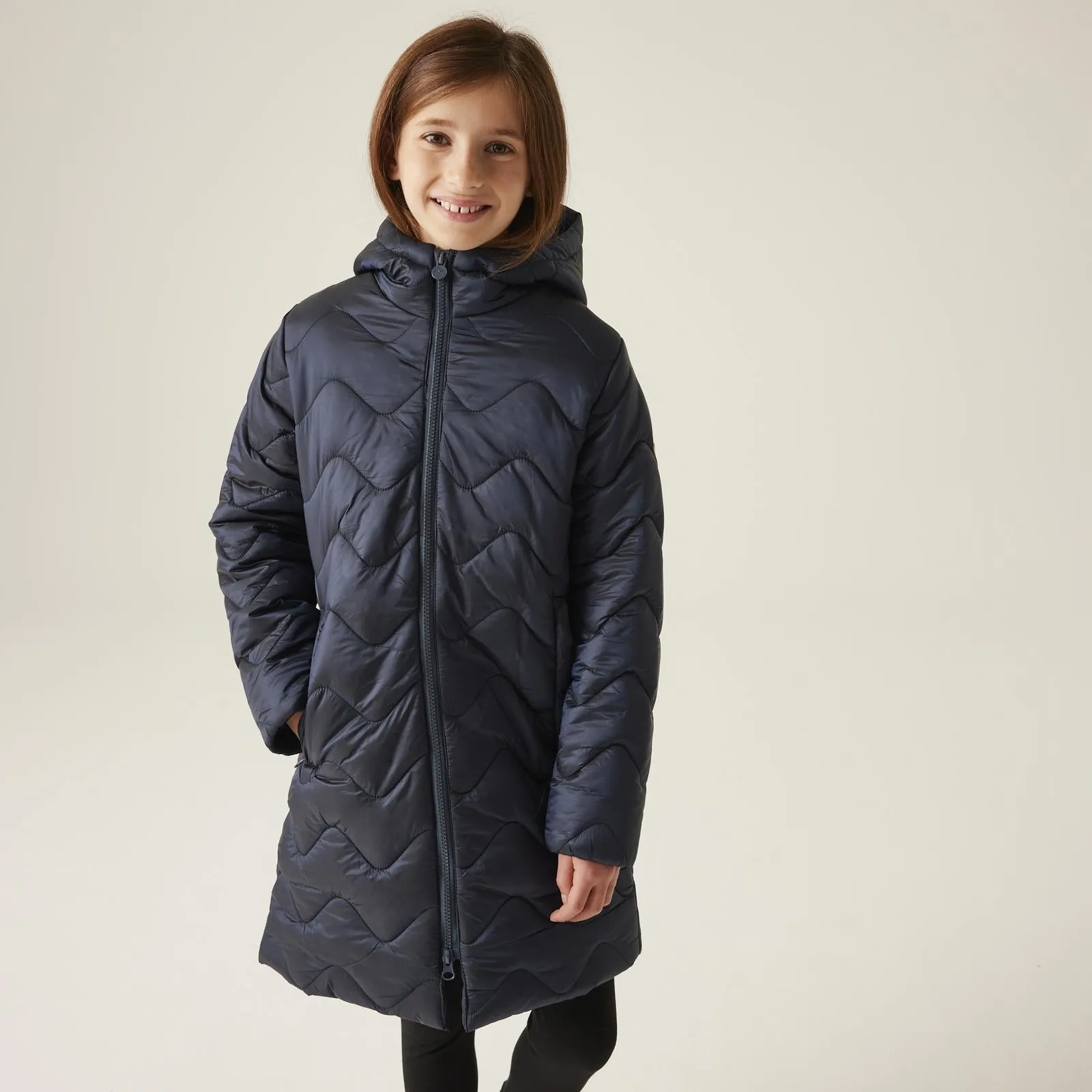 Regatta Kids Cambrie Hooded Longline Padded Jacket