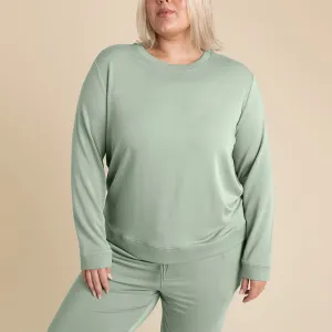 Soft Jade Women's French Terry Pullover Sweatshirt