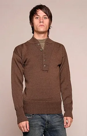 Vintage US GI 5 Button Jeep Sweater
