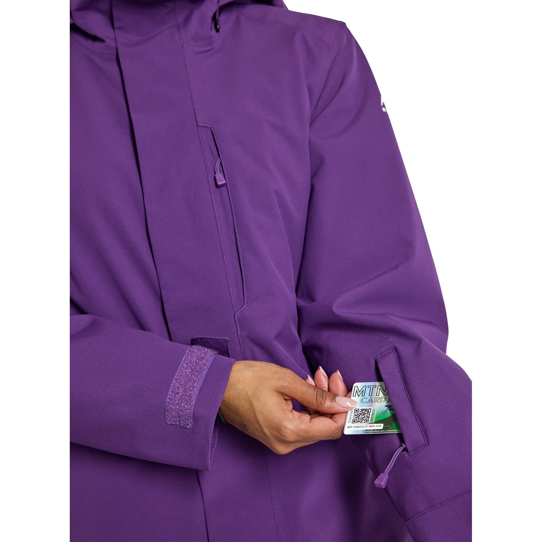 W JET RIDGE JACKET IMPERIAL PURPLE