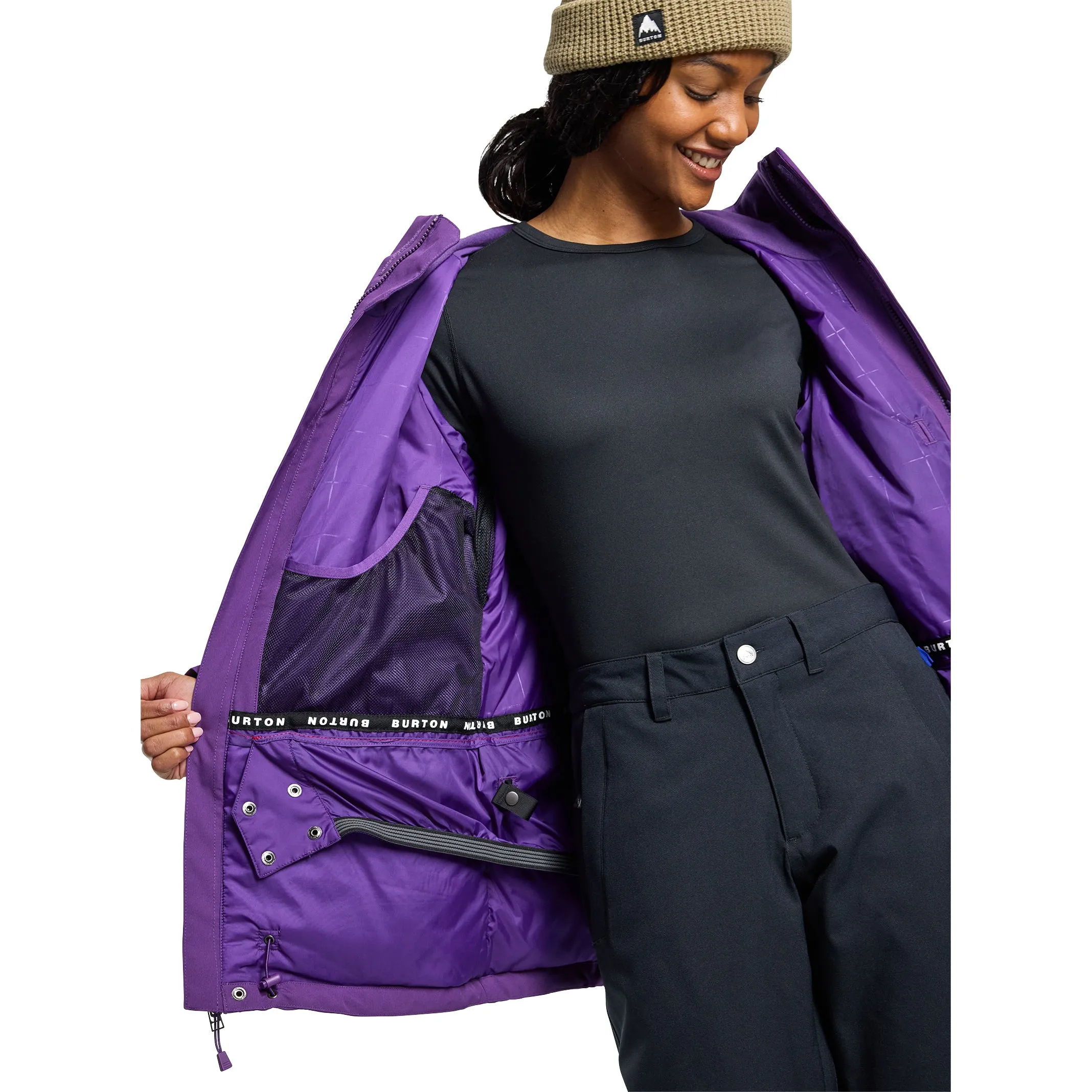 W JET RIDGE JACKET IMPERIAL PURPLE