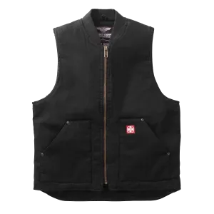 WCC HEAVY DUTY CANVAS WORKVEST - BLACK