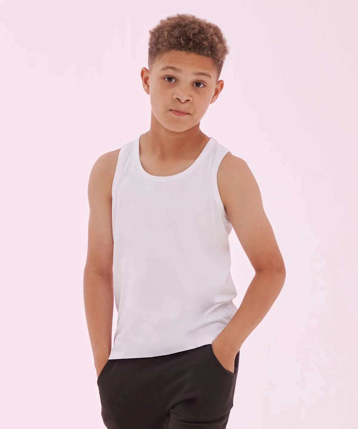 White - Kids feel-good stretch vest