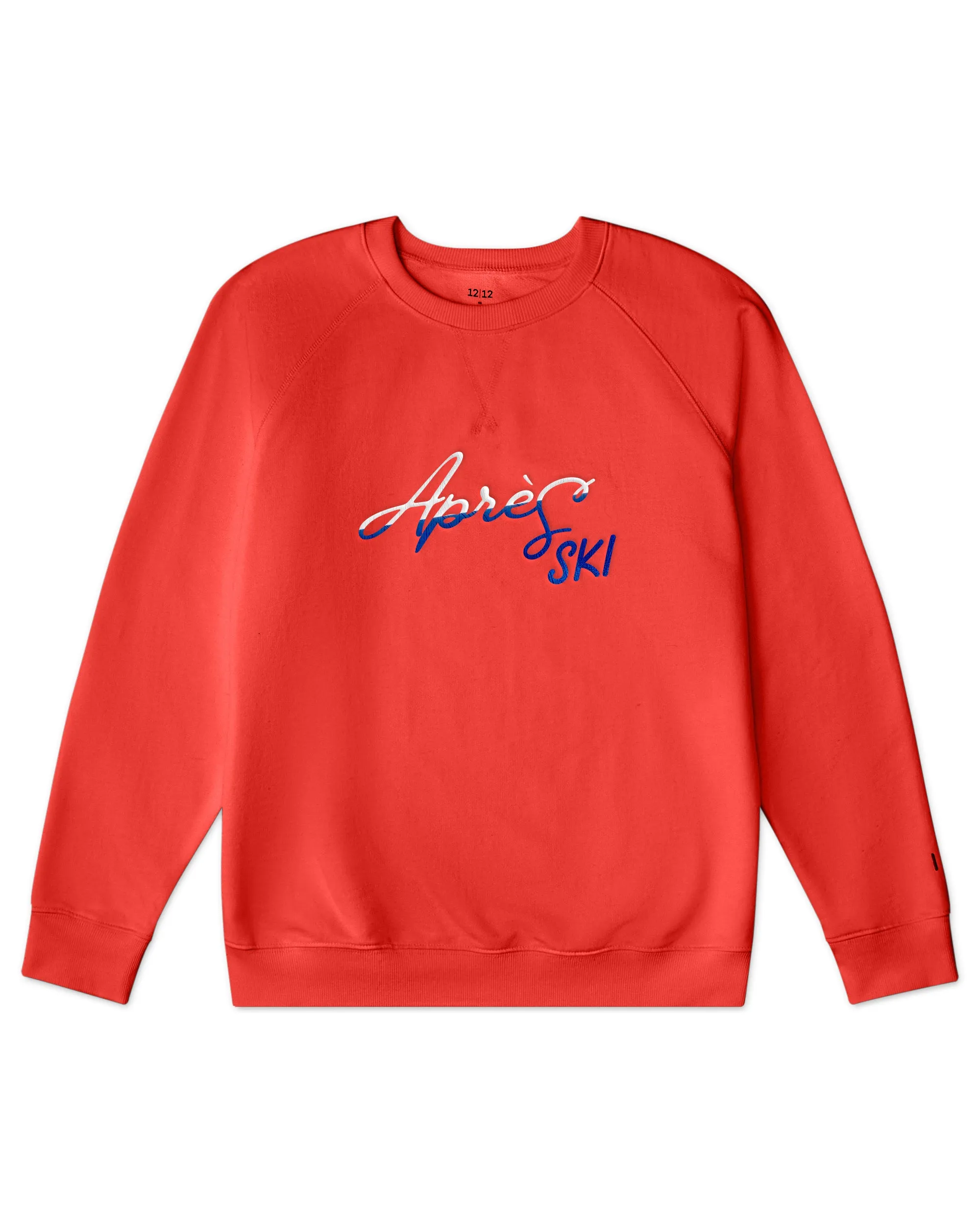 Women's Organic Pullover Sweatshirt Vintage Apres Ski [Poppy]