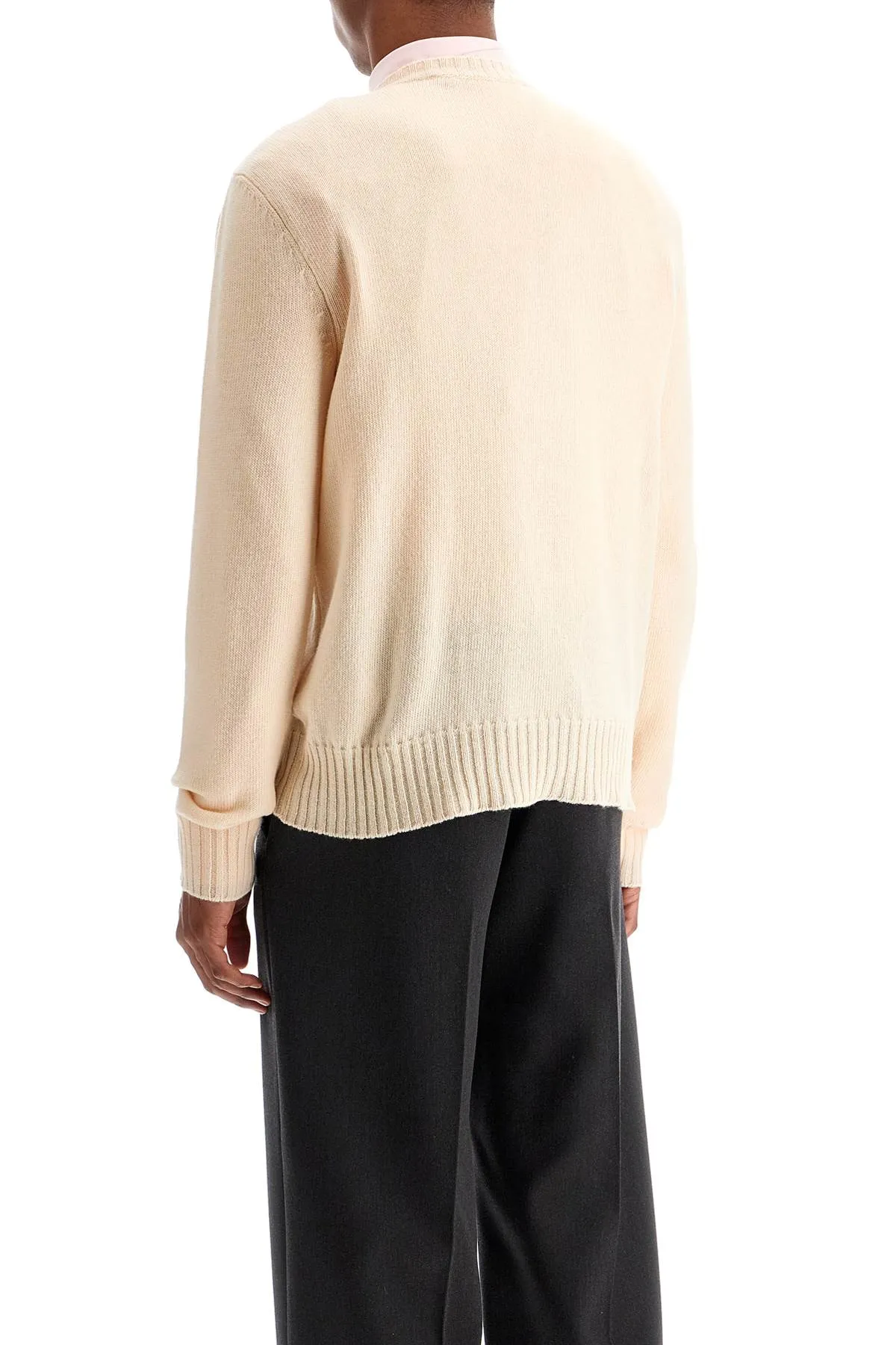 wool pullover by valentino 6V3KC33LAR8 BURRO