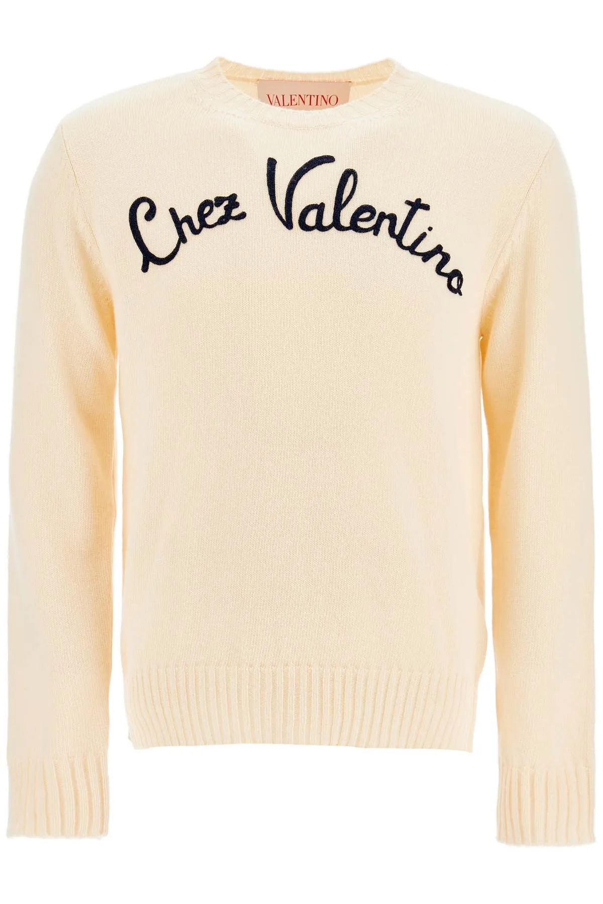 wool pullover by valentino 6V3KC33LAR8 BURRO